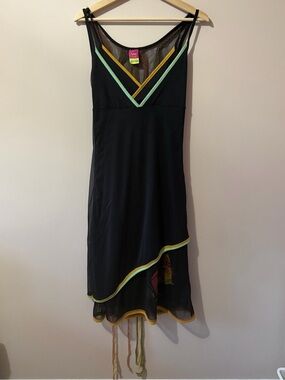 Vintage Y2K Save the Queen Black Dress 🖤
